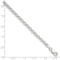 Sterling Silver 4mm Rolo Chain - 2