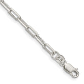 Sterling Silver 3.25mm Elongated Open Link Chain - 4