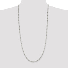 Sterling Silver 4.25mm Elongated Open Link Chain - 3