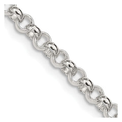 Sterling Silver 4mm Rolo Chain - 20