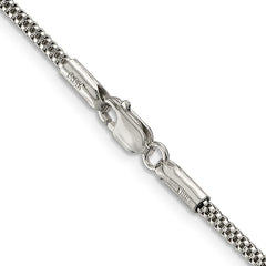 Sterling Silver 2mm Corona Chain - 4