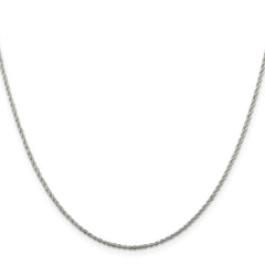 Sterling Silver 1.3mm Loose Rope Chain - 7