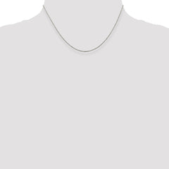 Sterling Silver Rhodium-plated 1.3mm Loose Rope Chain - 3