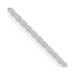 Sterling Silver 1.3mm Loose Rope Chain - 4