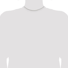 Sterling Silver 1.4mm Singapore Chain - 8