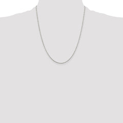 Sterling Silver 1.4mm Singapore Chain - 6