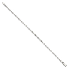 Sterling Silver 2.25mm Singapore Chain - 9
