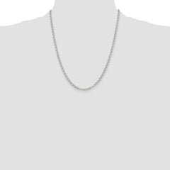 Sterling Silver 3.5mm Rolo Chain - 7