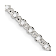 Sterling Silver 3.5mm Rolo Chain - 11