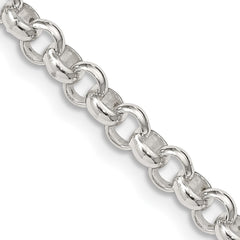 Sterling Silver 4.6mm Rolo Chain - 7