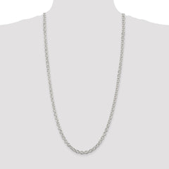 Sterling Silver 6.1mm Cable Chain - 5