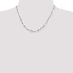 Sterling Silver 3.75mm Oval Cable Chain - 5