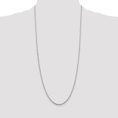 Sterling Silver 2mm Singapore Chain - 7