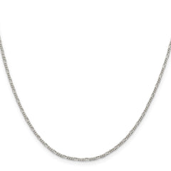 Sterling Silver 1.4mm Figaro Chain - 3