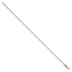 Sterling Silver 2.25mm Figaro Chain Anklet
