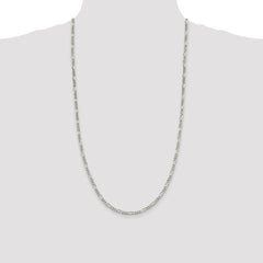 Sterling Silver 3.5mm Figaro Chain - 6