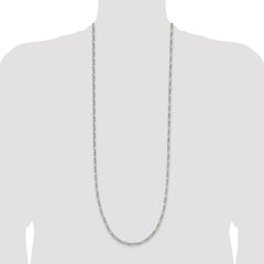 Sterling Silver 3.5mm Figaro Chain - 11