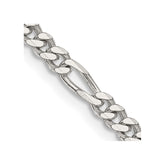 Sterling Silver 3.5mm Figaro Chain