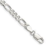 Sterling Silver 4.5mm Figaro Chain - 11