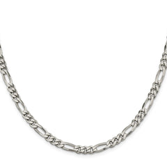 Sterling Silver 5.5mm Figaro Chain - 13