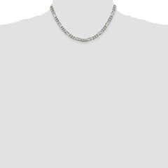 Sterling Silver 5.5mm Figaro Chain - 4