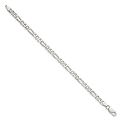 Sterling Silver 5.5mm Figaro Chain - 10