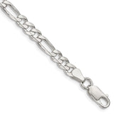Sterling Silver 5.5mm Figaro Chain - 3