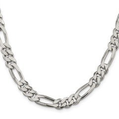 Sterling Silver 8mm Figaro Chain - 2