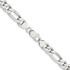 Sterling Silver 8mm Figaro Chain - 2