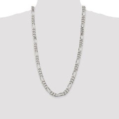 Sterling Silver 9mm Figaro Chain - 4