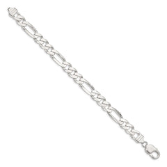 Sterling Silver 9mm Figaro Chain - 5