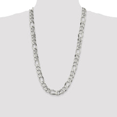 Sterling Silver 13.5mm Figaro Chain - 2