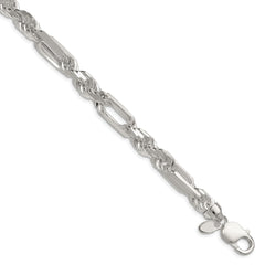 Sterling Silver 8mm D/C Figarope Chain - 2