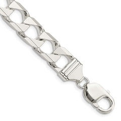 Sterling Silver 10.3mm D/C Square Curb Chain - 3