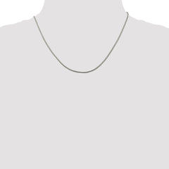 Sterling Silver Rhodium-plated 2mm Diamond-cut Round Franco Chain - 4