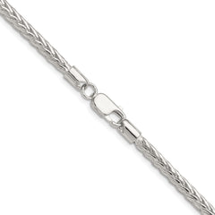 Sterling Silver 3.8mm Diamond-cut Round Franco Chain - 2