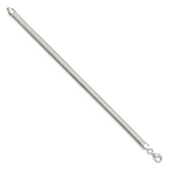 Sterling Silver 6.25mm Flat Oval Snake Chain - 6