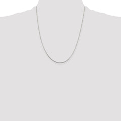 Sterling Silver .85mm Diamond-cut Snake Chain - 6