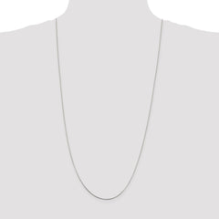 Sterling Silver .85mm Diamond-cut Snake Chain - 4
