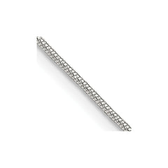 Sterling Silver .85mm Diamond-cut Snake Chain - 4