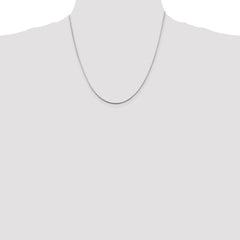 Sterling Silver 1.25mm Diamond-cut Snake Chain - 6