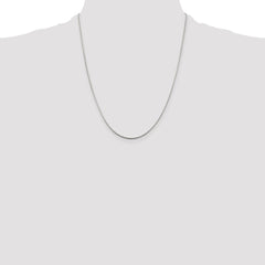 Sterling Silver 1.25mm Diamond-cut Snake Chain
