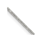 Sterling Silver 1.25mm Diamond-cut Snake Chain - 2