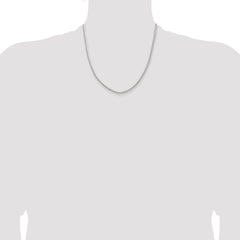 Sterling Silver 3.3mm Flat Oval Snake Chain - 4