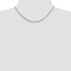 Sterling Silver 2.5mm Diamond-cut Snake Chain - 3
