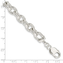 Sterling Silver Fancy Link Bracelet - 6