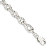 Sterling Silver Fancy Link Bracelet - 6