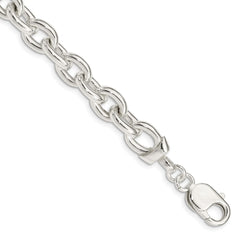 Sterling Silver Fancy Link Bracelet - 6