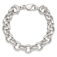 Sterling Silver Fancy Link Bracelet - 2