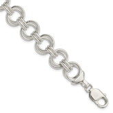 Sterling Silver Fancy Link Bracelet - 7
